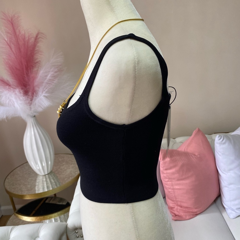 ZARA WOMEN’S BLACK TOP SIZE S - Picture 4 of 7